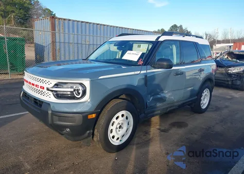 2025 Ford Bronco Sport Heritage z USA, uszkodzony, nr VIN 3FMCR9GN8SRE36408